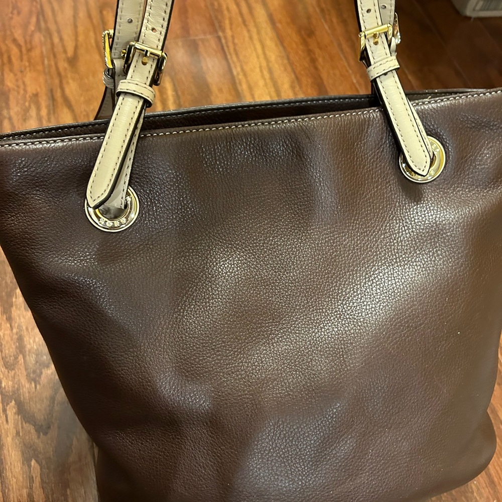 Michael Kors Brown Leather Tote